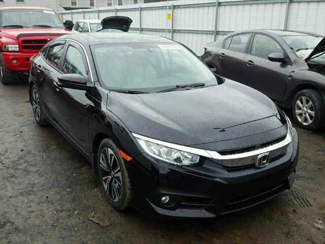 2HGFC1F37HH640286 - 2017 HONDA CIVIC EX BLACK photo 1