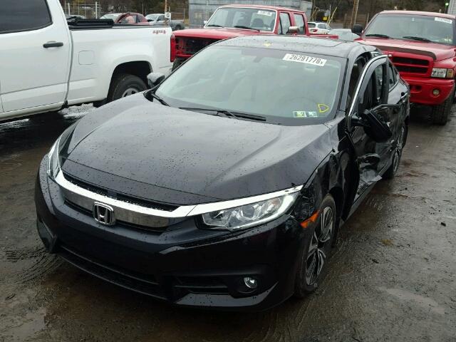 2HGFC1F37HH640286 - 2017 HONDA CIVIC EX შავი ფოტო 2