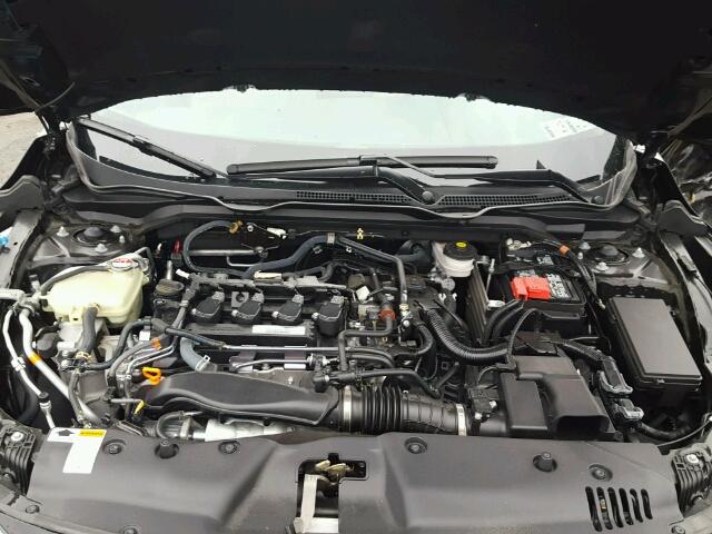 2HGFC1F37HH640286 - 2017 HONDA CIVIC EX შავი ფოტო 7
