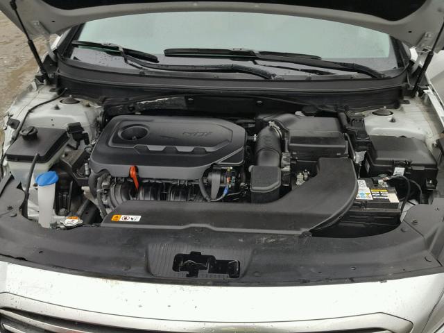 5NPE24AF9HH493878 - 2017 HYUNDAI SONATA SE SILVER photo 7