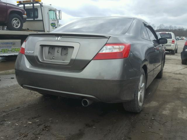 2HGFG11888H540561 - 2008 HONDA CIVIC EX ნაცრისფერი ფოტო 4