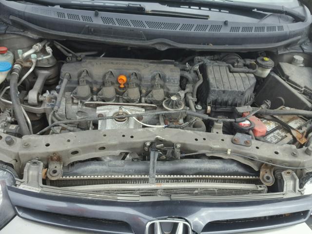 2HGFG11888H540561 - 2008 HONDA CIVIC EX ნაცრისფერი ფოტო 7