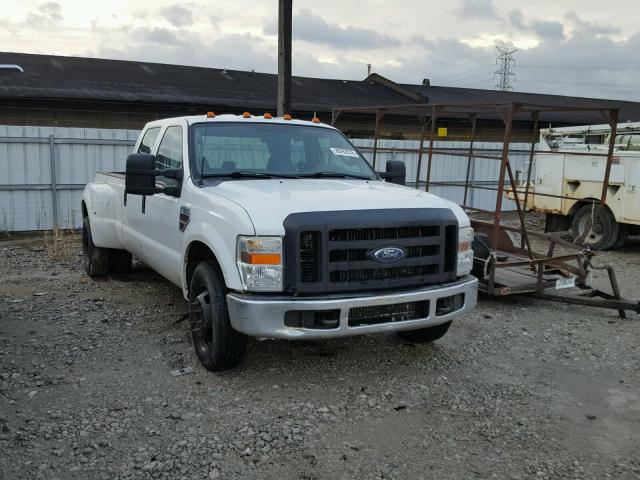 1FTWW32R98EB20139 - 2008 FORD F350 SUPER WHITE photo 1