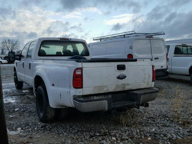 1FTWW32R98EB20139 - 2008 FORD F350 SUPER WHITE photo 3