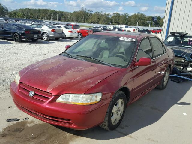 1HGCG16501A087073 - 2001 HONDA ACCORD EX MAROON photo 2