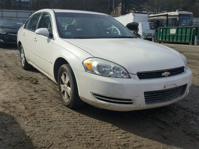 2G1WT58N879261447 - 2007 CHEVROLET IMPALA LT WHITE photo 1