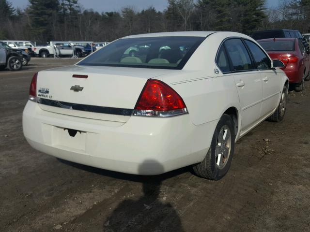 2G1WT58N879261447 - 2007 CHEVROLET IMPALA LT WHITE photo 4