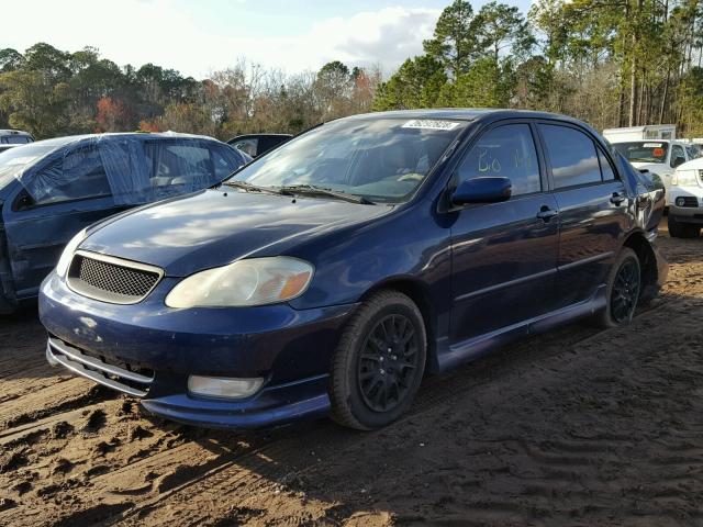 2T1BR32EX3C148370 - 2003 TOYOTA COROLLA CE BLUE photo 2