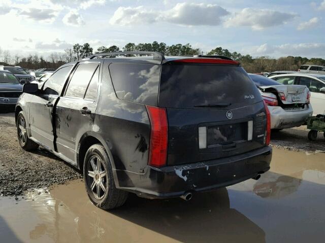 1GYEE637X40172765 - 2004 CADILLAC SRX BLACK photo 3