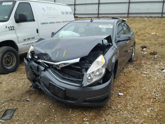 1G8ZV57B39F184691 - 2009 SATURN AURA XR GRAY photo 2