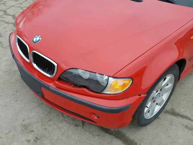 WBAET37463NJ28660 - 2003 BMW 325 I RED photo 10