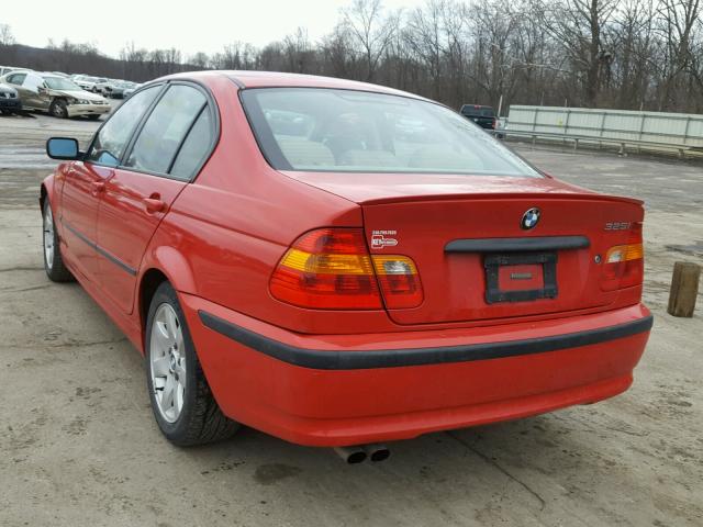 WBAET37463NJ28660 - 2003 BMW 325 I RED photo 3