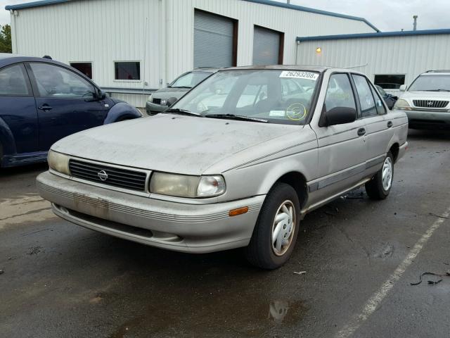 1N4EB31PXRC868148 - 1994 NISSAN SENTRA E GRAY photo 2