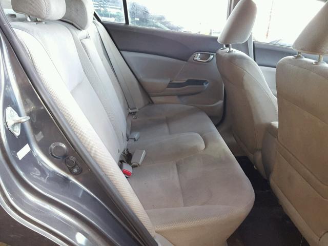 2HGFB2F86CH547580 - 2012 HONDA CIVIC EX ნაცრისფერი ფოტო 6