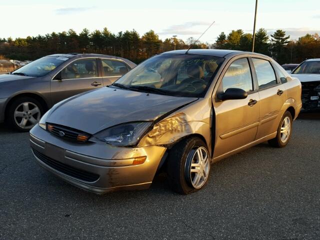 1FAFP34354W114970 - 2004 FORD FOCUS SE C TAN photo 2