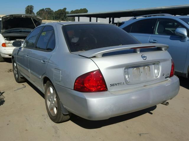 3N1CB51D35L596126 - 2005 NISSAN SENTRA 1.8 SILVER photo 3