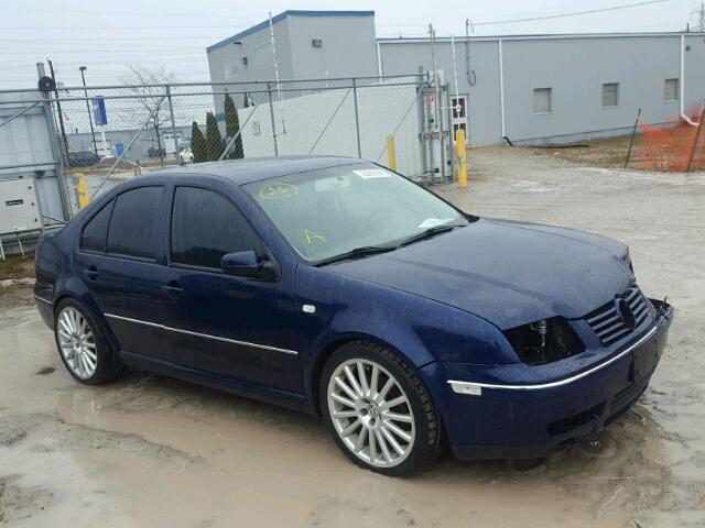 3VWSE29M14M073616 - 2004 VOLKSWAGEN JETTA GLS BLUE photo 1