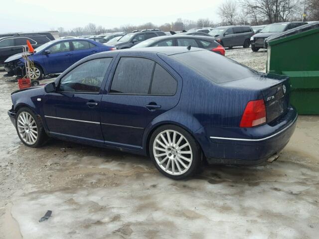 3VWSE29M14M073616 - 2004 VOLKSWAGEN JETTA GLS BLUE photo 3