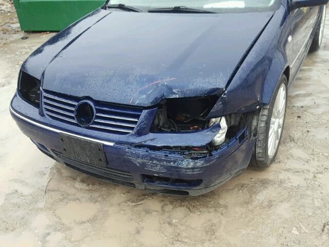 3VWSE29M14M073616 - 2004 VOLKSWAGEN JETTA GLS BLUE photo 9