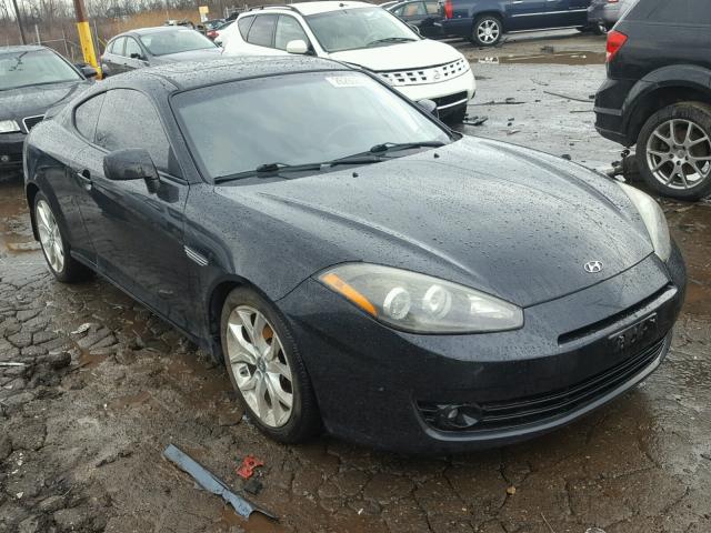 KMHHN66F18U274522 - 2008 HYUNDAI TIBURON GT BLACK photo 1