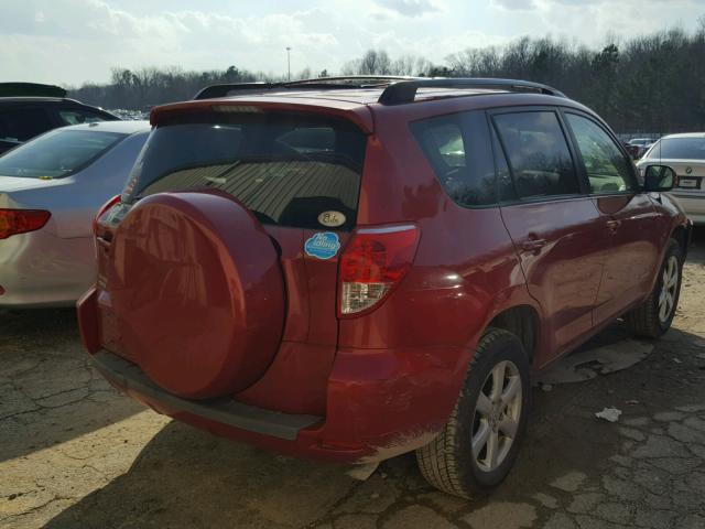 JTMZD31VX65005788 - 2006 TOYOTA RAV4 LIMIT RED photo 4