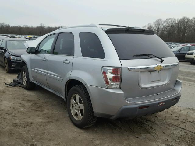 2CNDL63F556188598 - 2005 CHEVROLET EQUINOX LT SILVER photo 3