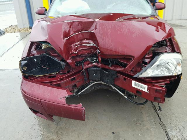 1MEFM55S15A612617 - 2005 MERCURY SABLE LS P RED photo 9