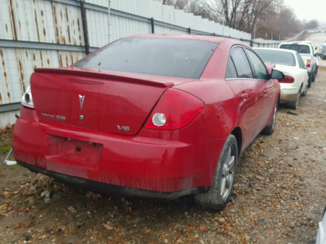 1G2ZG57N874255908 - 2007 PONTIAC G6 BASE RED photo 4