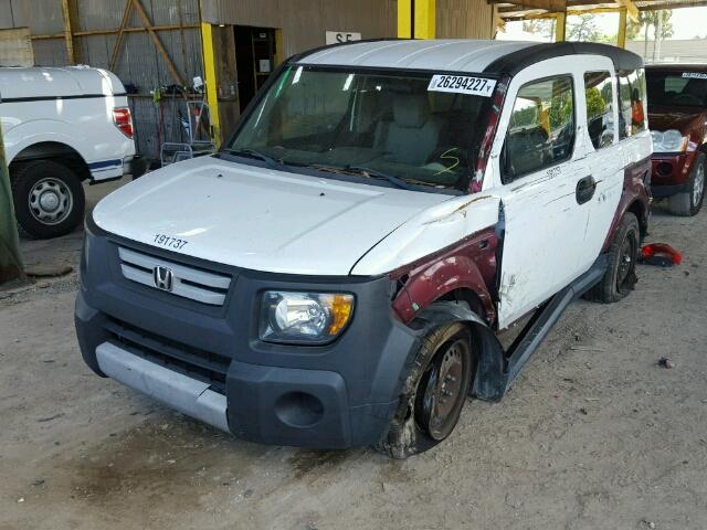 5J6YH18367L013466 - 2007 HONDA ELEMENT LX WHITE photo 2