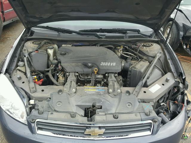 2G1WT57K391248422 - 2009 CHEVROLET IMPALA 1LT BLUE photo 7