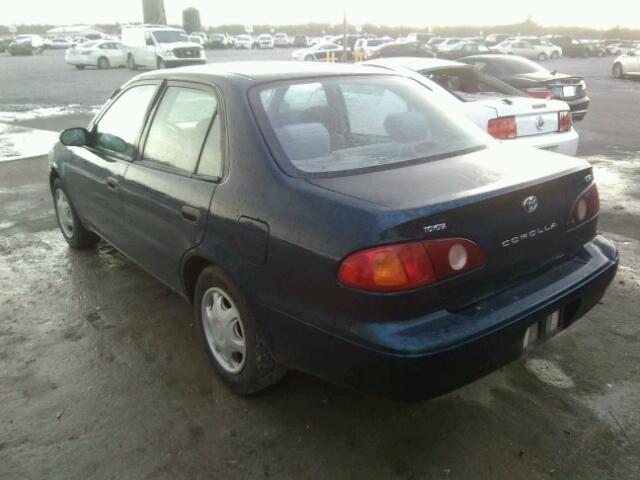 1NXBR12EX1Z535999 - 2001 TOYOTA COROLLA CE BLUE photo 3