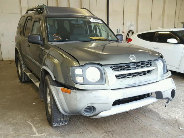 5N1ED28T83C680703 - 2003 NISSAN XTERRA XE GREEN photo 1