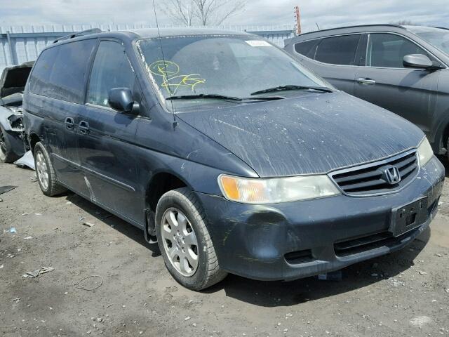 2HKRL186X4H007429 - 2004 HONDA ODYSSEY EX BLUE photo 1