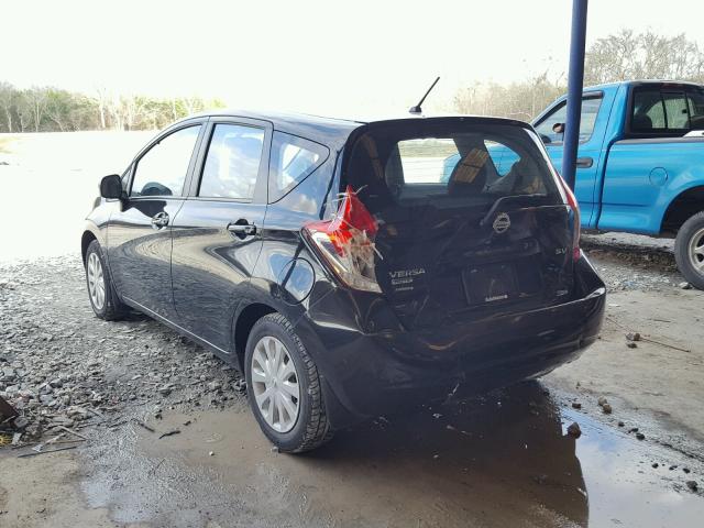 3N1CE2CP8EL355899 - 2014 NISSAN VERSA NOTE BLACK photo 3