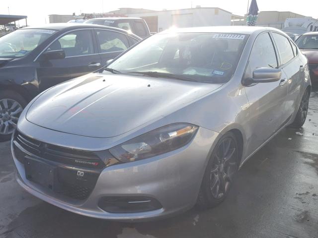 1C3CDFAA4GD530152 - 2016 DODGE DART SE GRAY photo 2