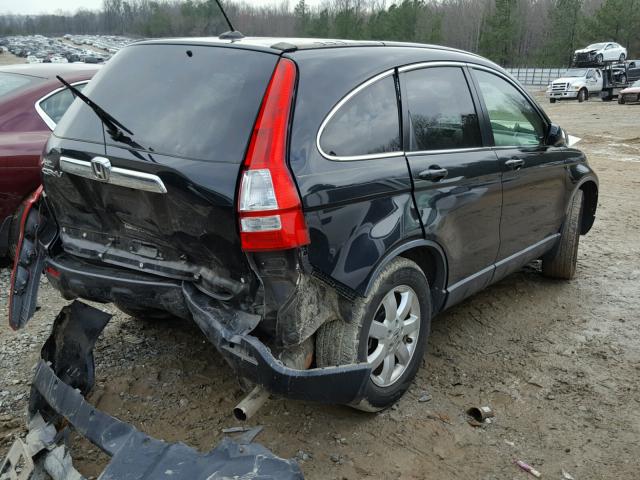 JHLRE38727C012464 - 2007 HONDA CR-V EXL BLACK photo 4