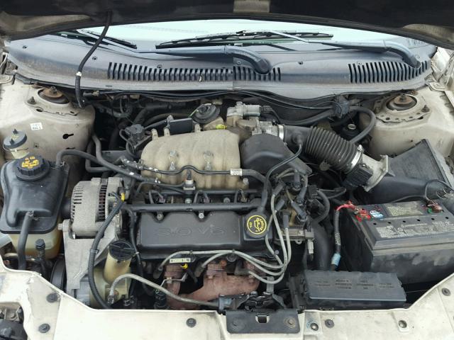 1FAFP53UXXA153741 - 1999 FORD TAURUS SE GOLD photo 7