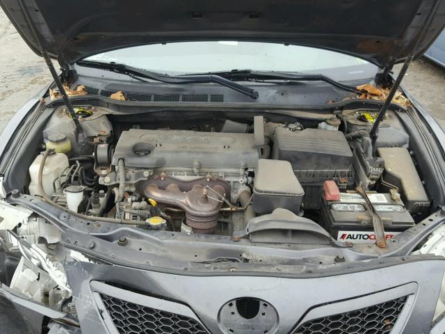 4T1BE46K59U857197 - 2009 TOYOTA CAMRY BASE GRAY photo 7