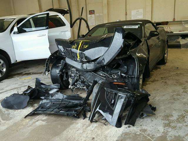 1G1FG3D7XH0203237 - 2017 CHEVROLET CAMARO SS BLACK photo 2