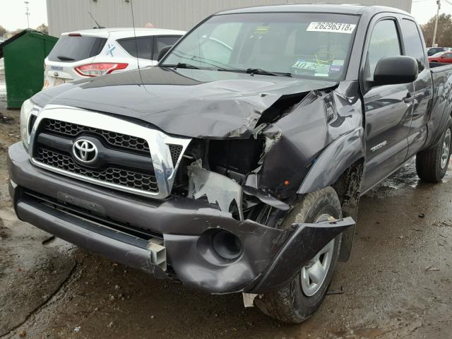 5TFUX4EN4BX005396 - 2011 TOYOTA TACOMA ACC GRAY photo 9