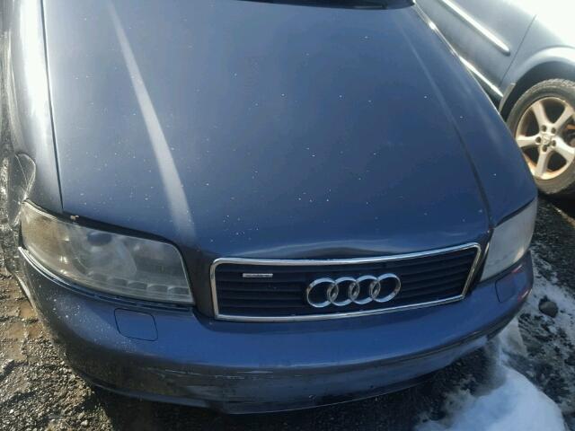 WAULD64B34N032186 - 2004 AUDI A6 2.7T QU GRAY photo 7