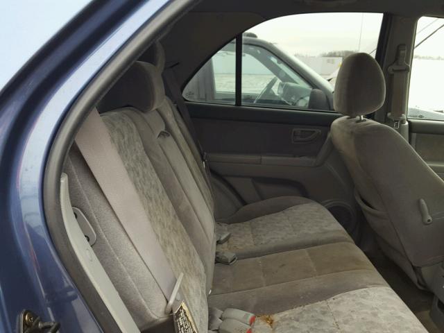 KNDJC733X65575129 - 2006 KIA SORENTO EX BLUE photo 6