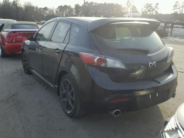 JM1BL1H33A1231331 - 2010 MAZDA SPEED 3 BLACK photo 3