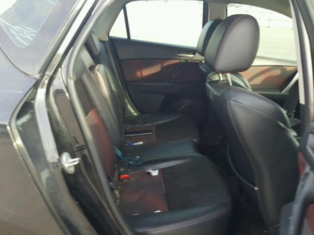 JM1BL1H33A1231331 - 2010 MAZDA SPEED 3 BLACK photo 6