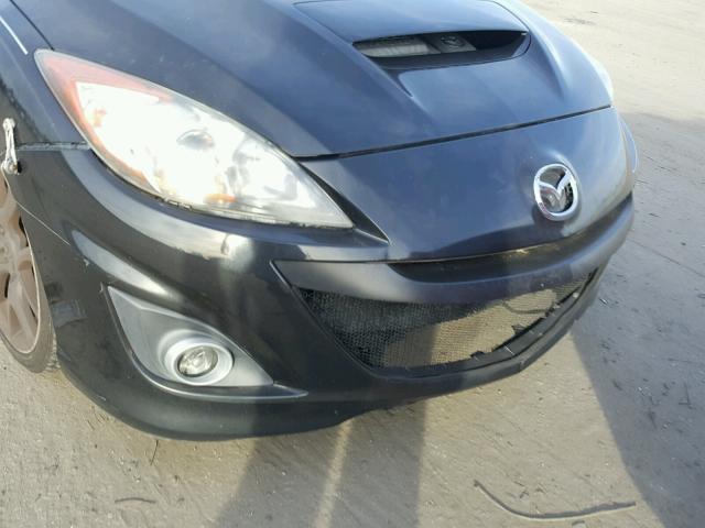 JM1BL1H33A1231331 - 2010 MAZDA SPEED 3 BLACK photo 9