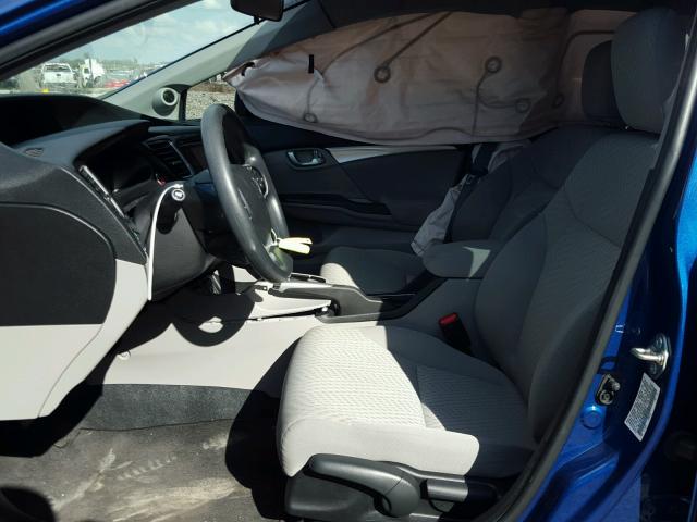 19XFB2F84EE085517 - 2014 HONDA CIVIC EX ლურჯი ფოტო 5
