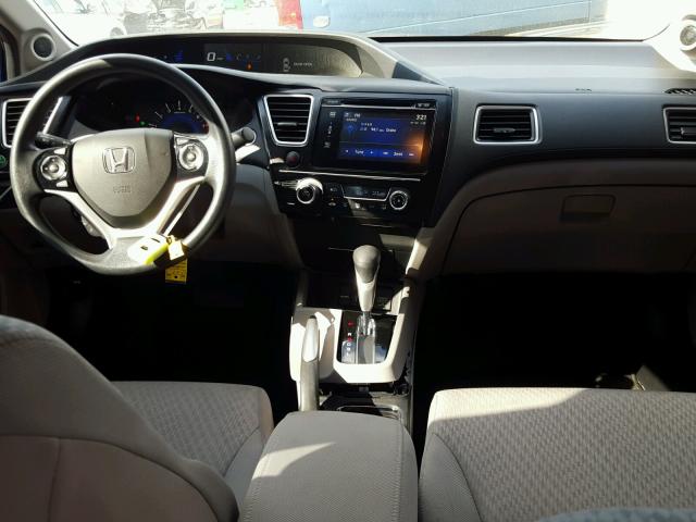 19XFB2F84EE085517 - 2014 HONDA CIVIC EX ლურჯი ფოტო 9