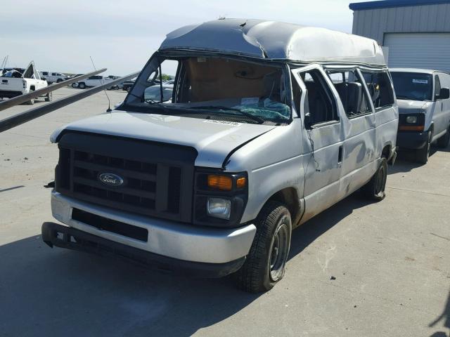 1FTNE24W28DA29859 - 2008 FORD ECONOLINE GRAY photo 2