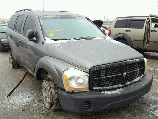 1D4HB38P46F190037 - 2006 DODGE DURANGO SX GRAY photo 1