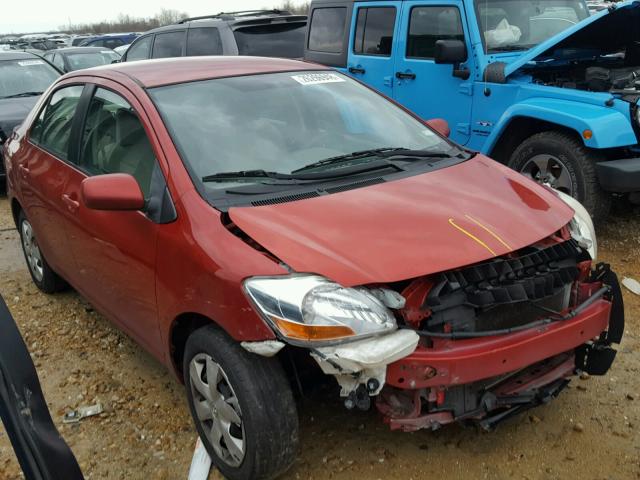 JTDBT923971017394 - 2007 TOYOTA YARIS RED photo 1